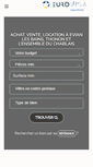 Mobile Screenshot of eurovisa-evian.com